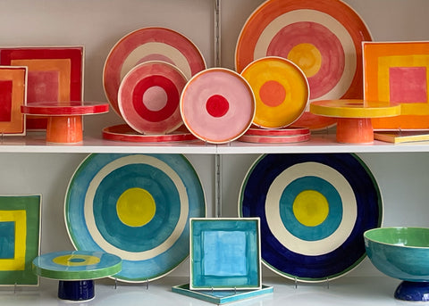 Collection of Colorfield Collection ceramic dishes