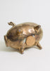 George Washington Piggy Bank Antique Gold Luster Glaze