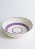DT Large Coup Bowl with Bands Design in Lavender