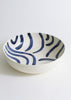 DT Large Coup Bowl with Petals Design in Blue