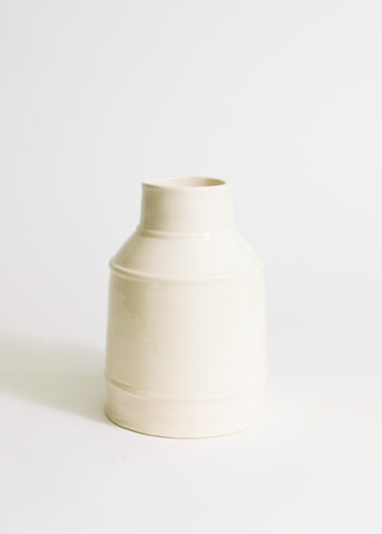 Wide Milk Jug Vase Gloss Glaze