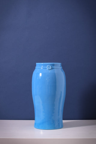 Large Vase Opaline Blue