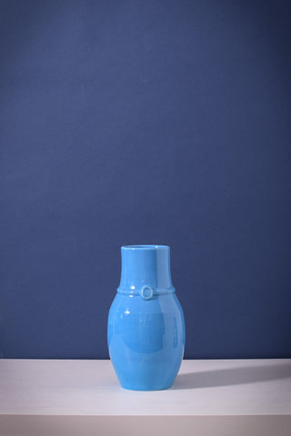 Medium Vase Opaline Blue