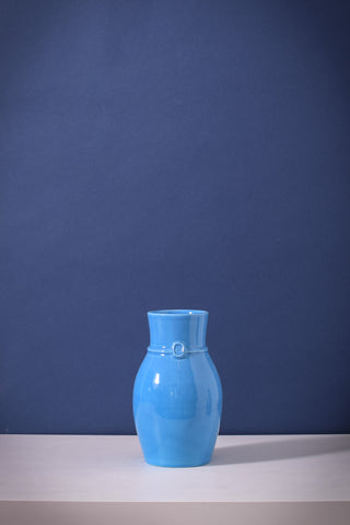 Medium Vase Opaline Blue