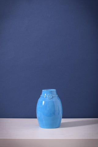 Small Vase Opaline Blue
