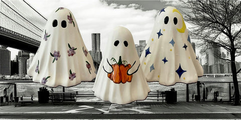 Boos & Booze ( 'o') Ceramic Ghost Decorating : Friday Oct 16th  Paint Your Own Ceramic Ghost!