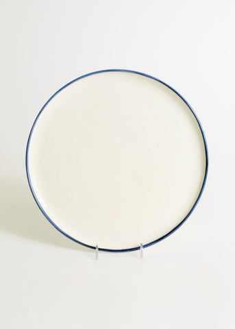 HV Dinner Plate Blue Rim