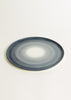Ombre Dinner Plate White to Grey