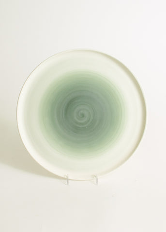 Ombre Dinner Plate Green to White