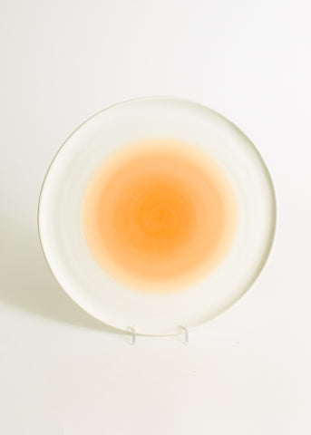 Ombre Dinner Plate Orange to White