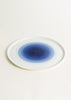 Ombre Dinner Plate Blue to White