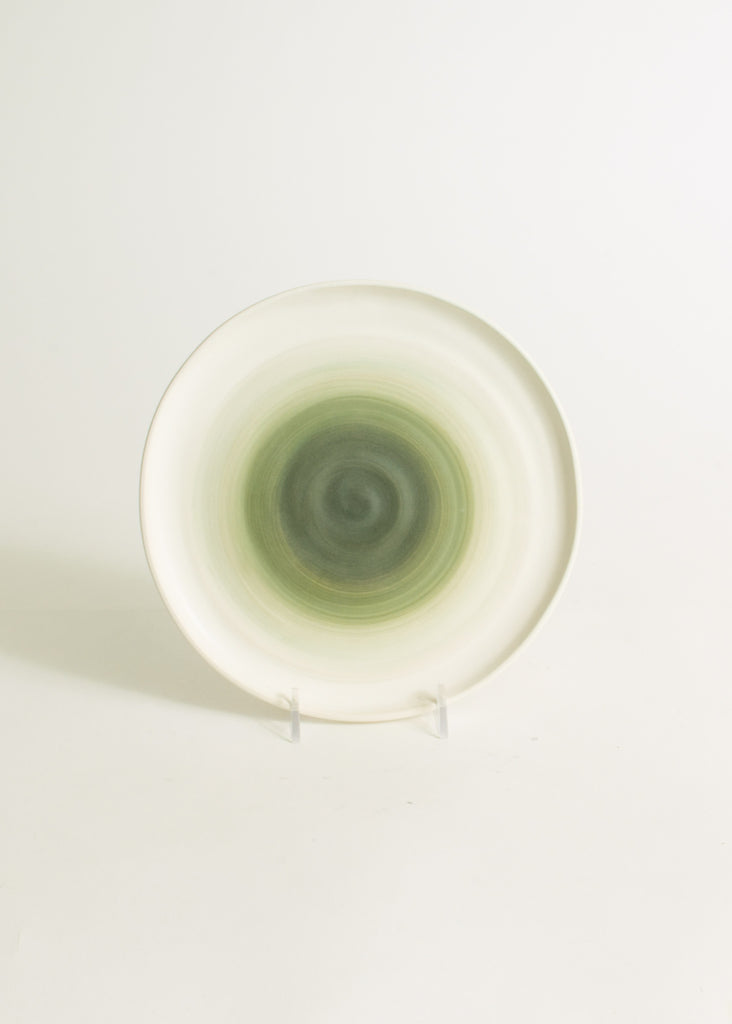 Ombre Sandwich Plate Green to White