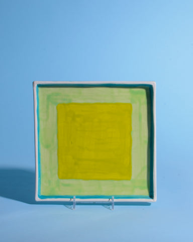 PM Medium Square Tray - Seascape